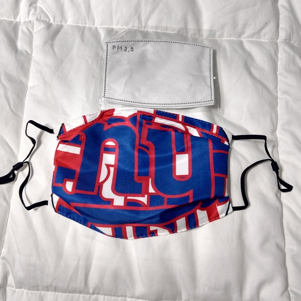 NY Giants mask with filters